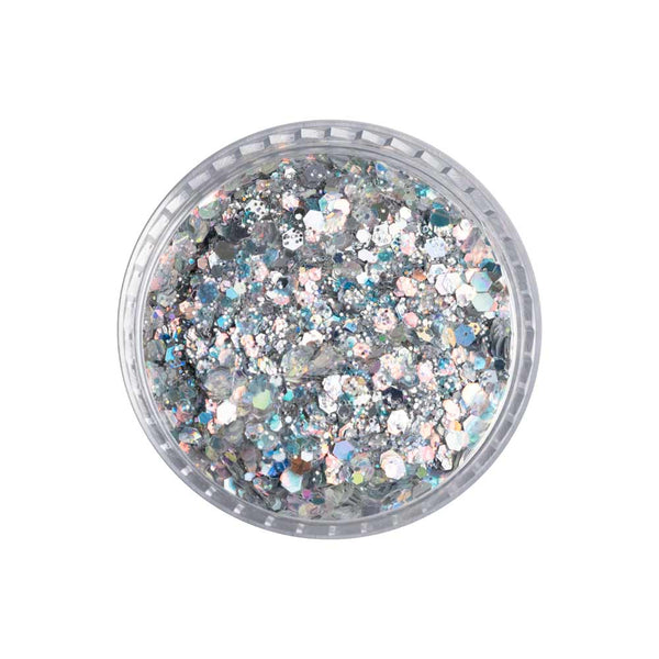 Glitter argento