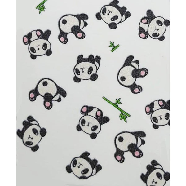 Water decal panda